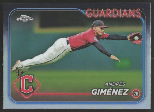 2024 Topps Chrome #259 Andrés Giménez Refractor