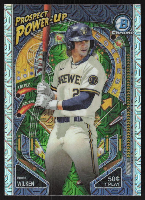 2024 Bowman #PP-7 Brock Wilken Prospect Power-Up Chrome Mojo