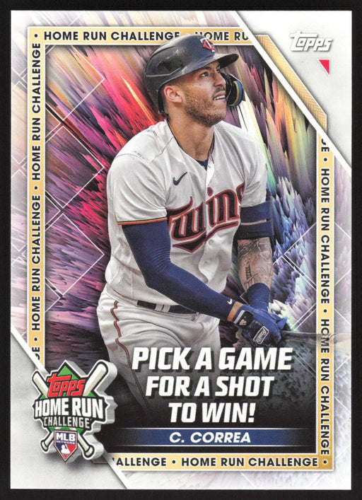 2023 Topps #HRC-26 Carlos Correa Home Run Challenge (Series Two)