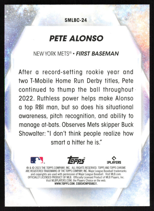 2023 Topps #SMLBC-24 Pete Alonso Stars of MLB Chrome