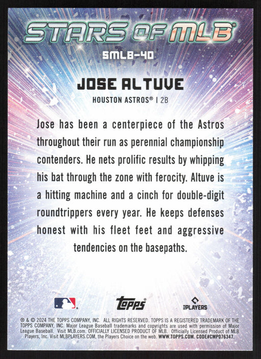 2024 Topps #SMLB-40 Jose Altuve Stars of MLB