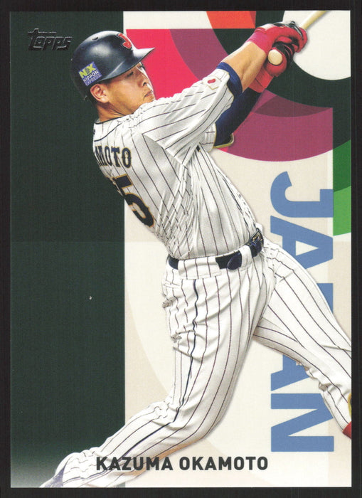 2023 Topps Japan Edition #WBC-6 Kazuma Okamoto WBC Japanese National Team