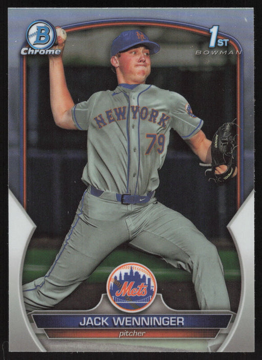 2023 Bowman Draft #BDC-68 Jack Wenninger Chrome Refractor