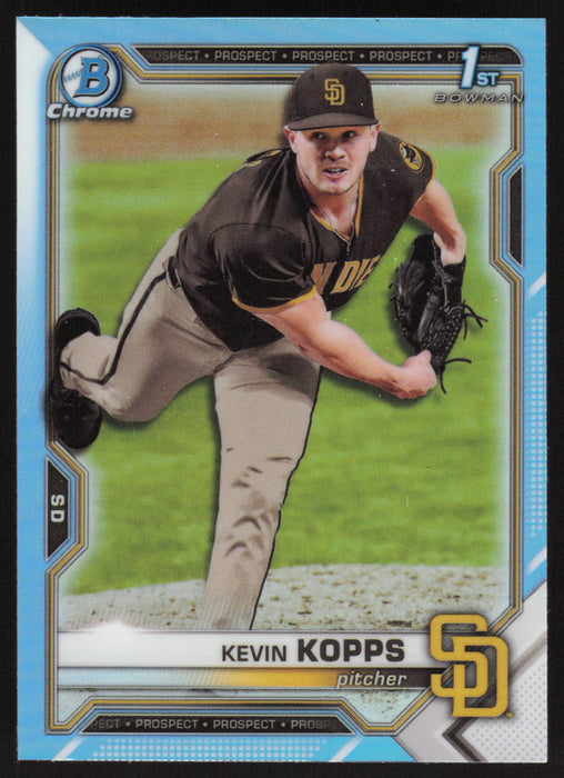 2021 Bowman Draft #BDC-7 Kevin Kopps Chrome Refractor