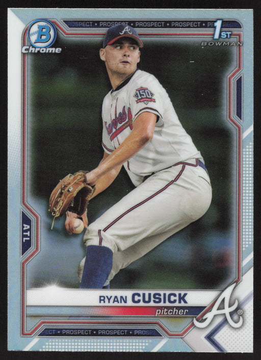 2021 Bowman Draft #BDC-27 Ryan Cusick Chrome Refractor