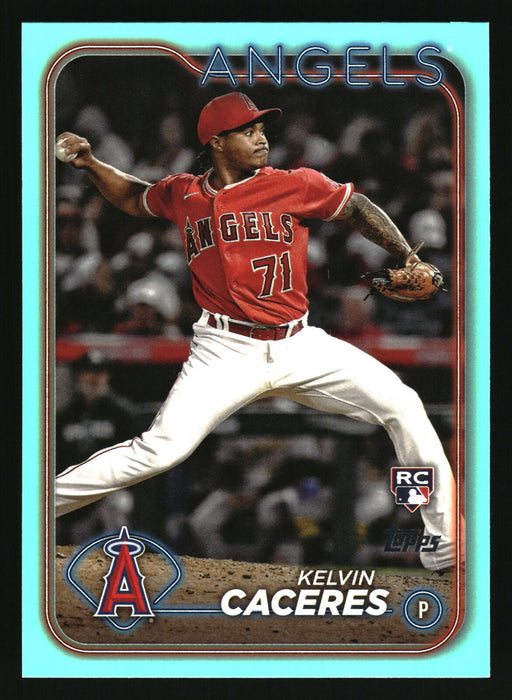 2024 Topps #680 Kelvin Caceres Aqua