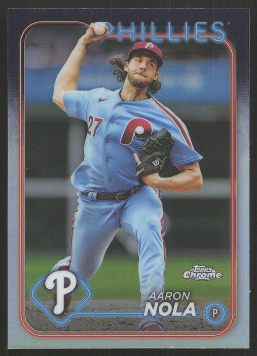 2024 Topps Chrome #262 Aaron Nola Refractor