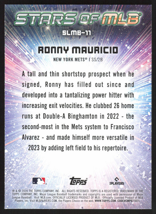 2024 Topps #SLMB-11 Ronny Mauricio Stars of MLB