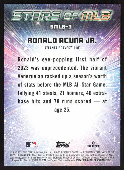 2024 Topps #SMLB-3 Ronald Acuña Jr. Stars of MLB