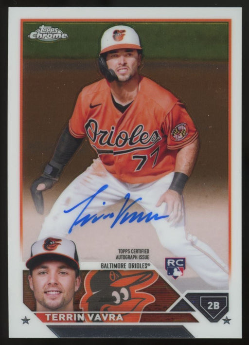 2023 Topps Chrome Update #RA-TV Terrin Vavra Autographs