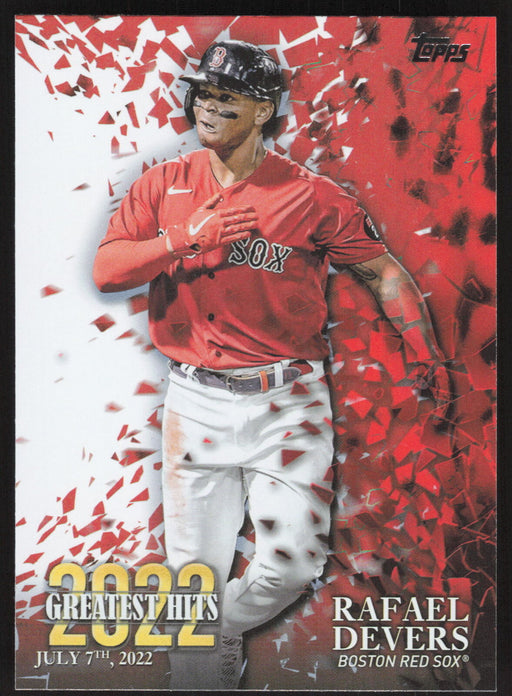 2023 Topps #22GH-7 Rafael Devers 2022 Greatest Hits