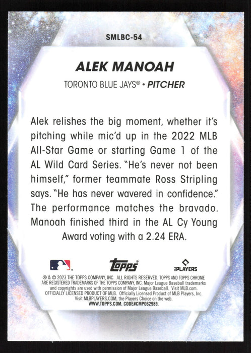 2023 Topps #SMLBC-54 Alek Manoah Stars of MLB Chrome