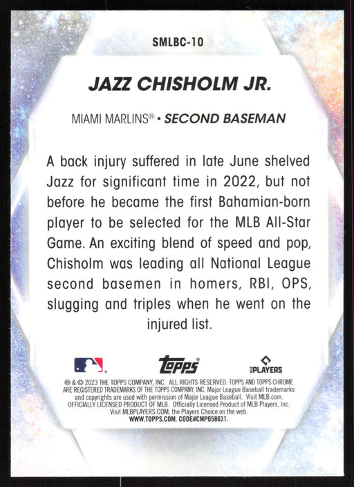 2023 Topps #SMLBC-10 Jazz Chisholm Jr. Stars of MLB Chrome