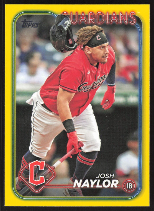 2024 Topps #10 Josh Naylor Yellow