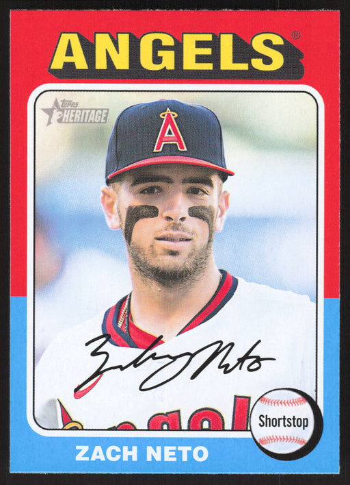 2024 Topps Heritage #265 Zach Neto Base