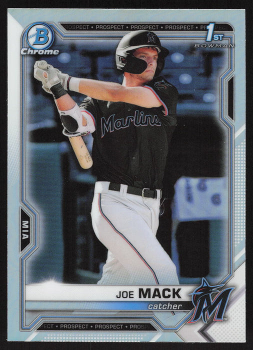 2021 Bowman Draft #BDC-159 Joe Mack Chrome Refractor