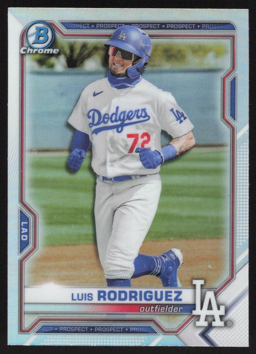 2021 Bowman Draft #BDC-134 Luis Rodriguez Chrome Refractor