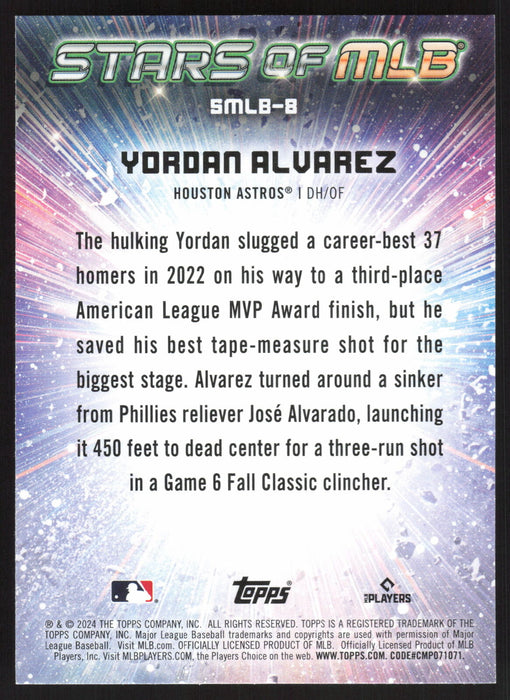 2024 Topps #SMLB-8 Yordan Alvarez Stars of MLB