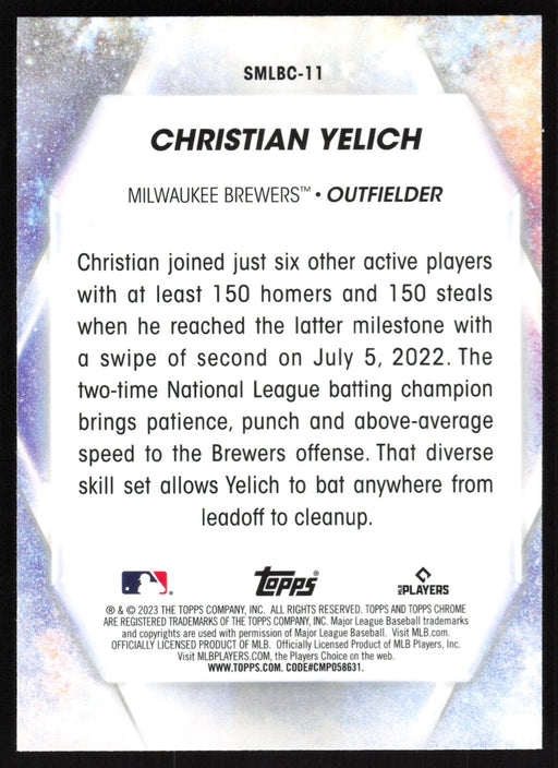 2023 Topps #SMLBC-11 Christian Yelich Stars of MLB Chrome