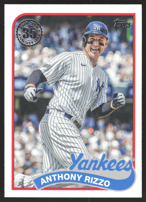 2024 Topps #89B-64 Anthony Rizzo 1989 Topps Baseball 35th Anniversary