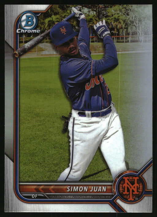 2022 Bowman Draft #BDC-52 Simon Juan Chrome Refractor