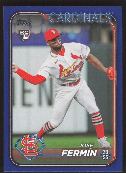 2024 Topps #305 José Fermín Royal Blue