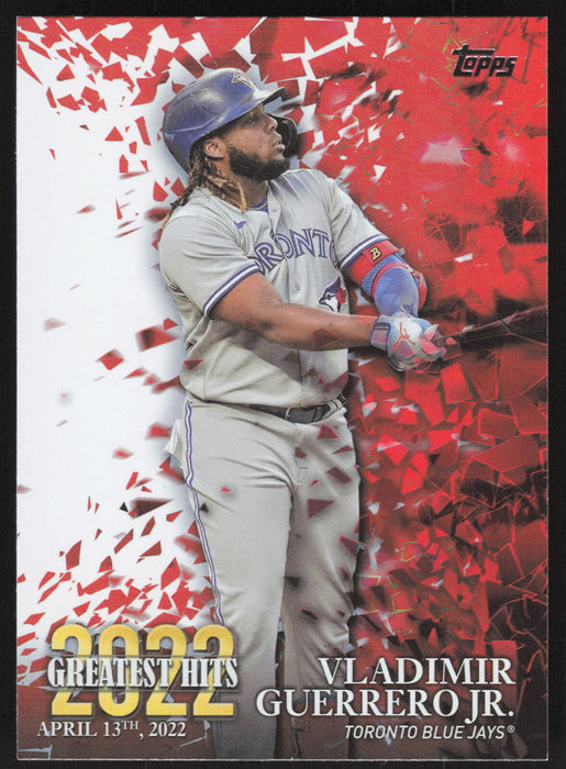 2023 Topps #22GH-11 Vladimir Guerrero Jr. 2022 Greatest Hits