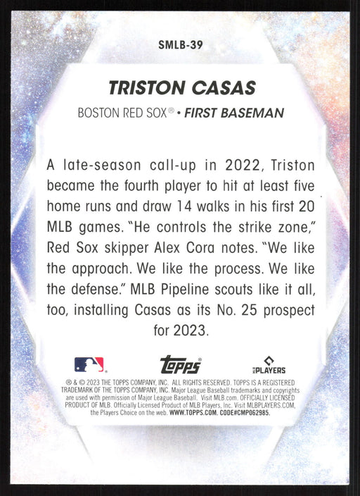 2023 Topps #SMLB-39 Triston Casas Stars of MLB