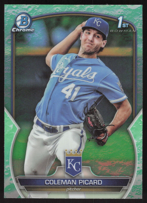 2023 Bowman Draft #BDC-161 Coleman Picard Chrome Lunar Glow Refractor