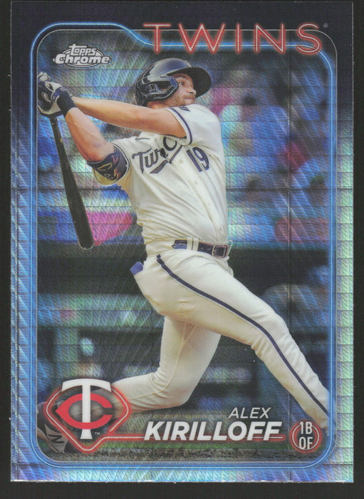 2024 Topps Chrome #206 Alex Kirilloff Prism Refractor