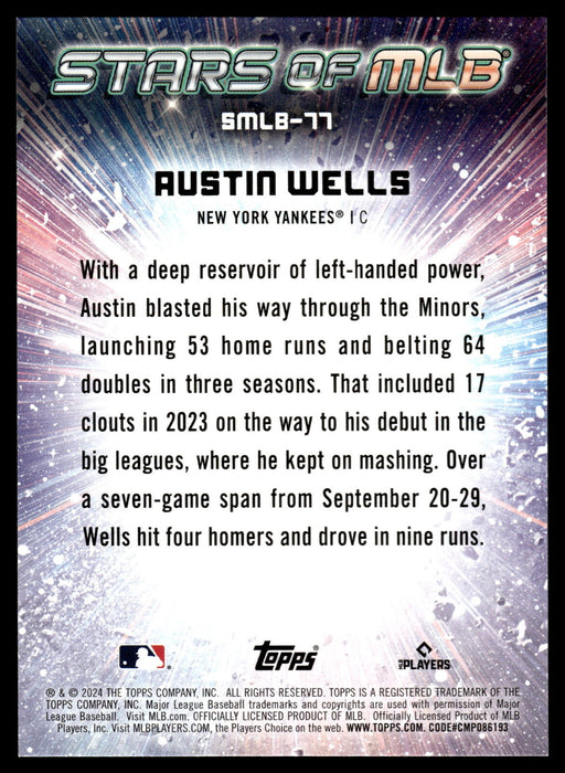 2024 Topps Update #SMLB-77 Austin Wells Stars of MLB