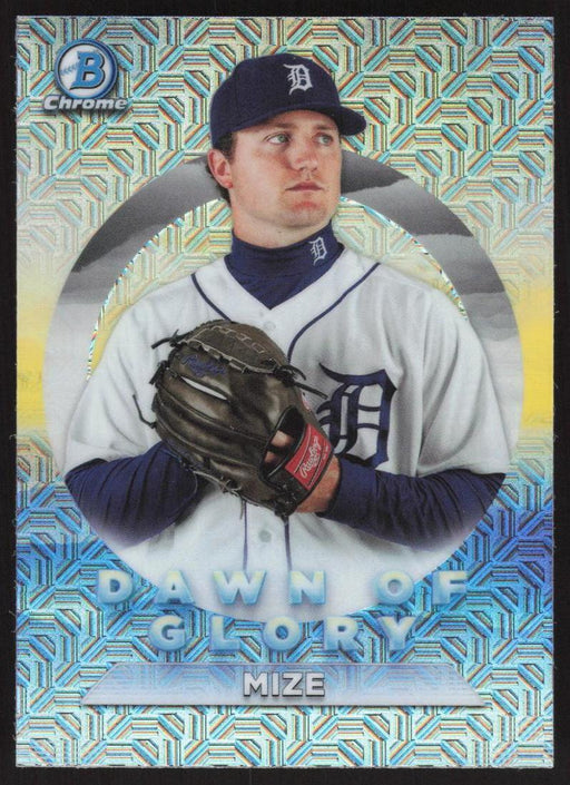 2020 Bowman Chrome #DG-17 Casey Mize Dawn of Glory Mojo Refractor