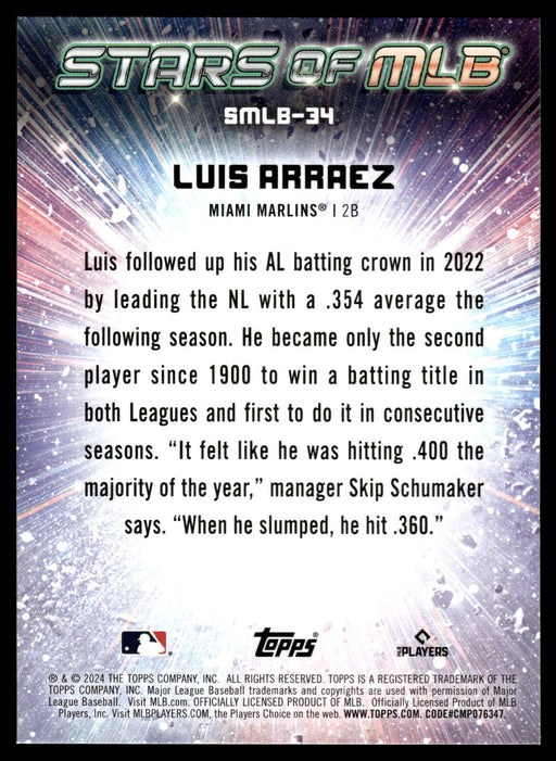 2024 Topps #SMLB-34 Luis Arraez Stars of MLB