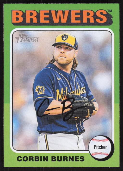 2024 Topps Heritage #276 Corbin Burnes