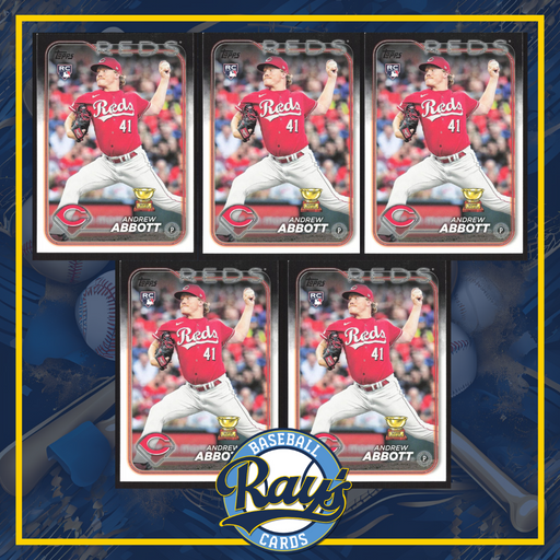 2024 Topps #214 Andrew Abbott - 5 Card Player Lot - Rookie Card