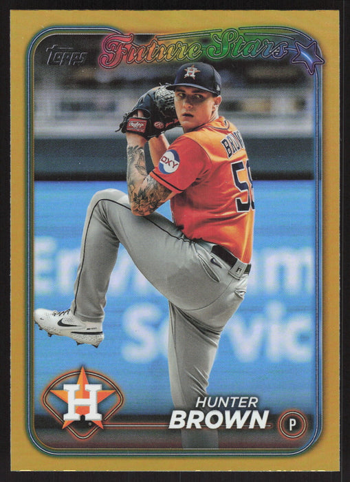 2024 Topps #30 Hunter Brown Gold Foil