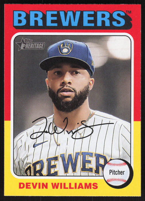 2024 Topps Heritage #330 Devin Williams Base