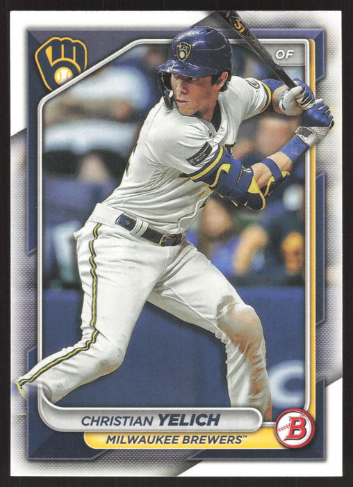 2024 Bowman #34 Christian Yelich