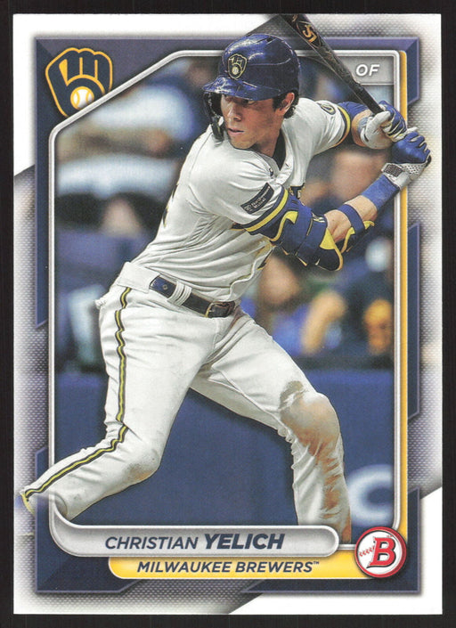 2024 Bowman #34 Christian Yelich