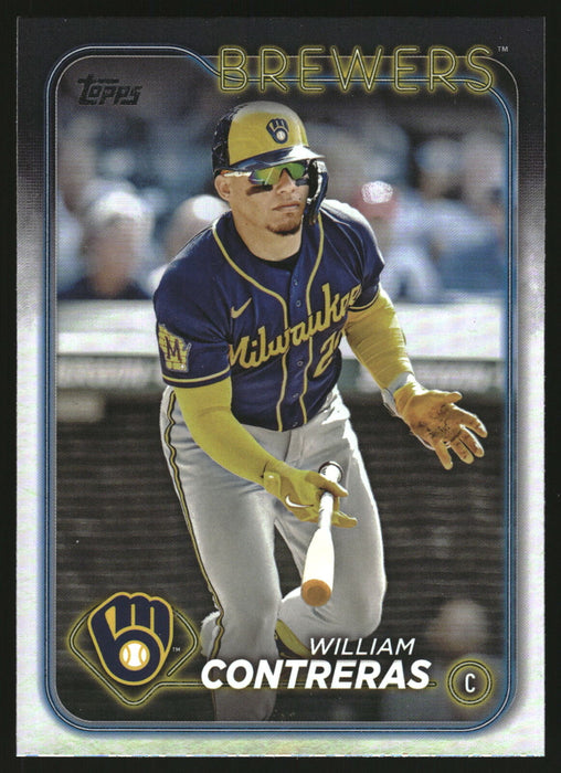 2024 Topps #61 William Contreras Rainbow Foil