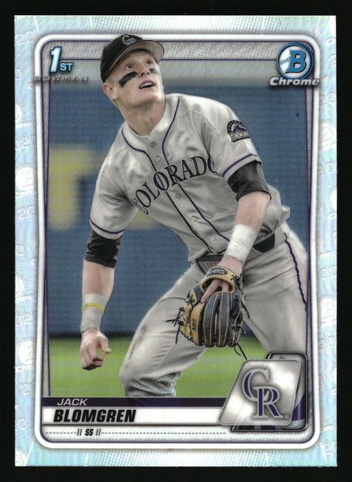 2020 Bowman Draft #BD-162 Jack Blomgren Chrome Refractor