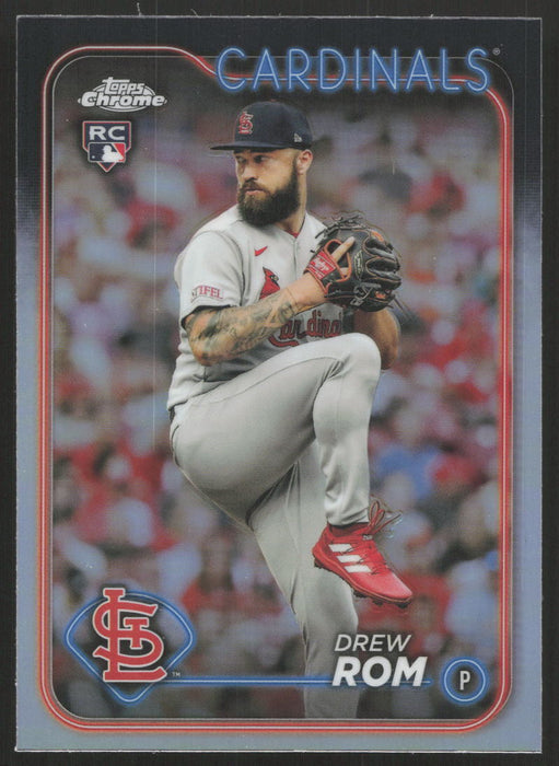 2024 Topps Chrome #195 Drew Rom Refractor