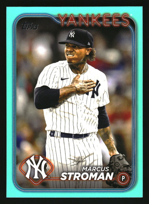 2024 Topps #631 Marcus Stroman Aqua