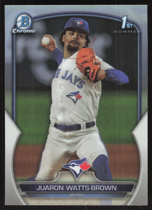 2023 Bowman Draft #BDC-113 Juaron Watts-Brown Chrome Refractor