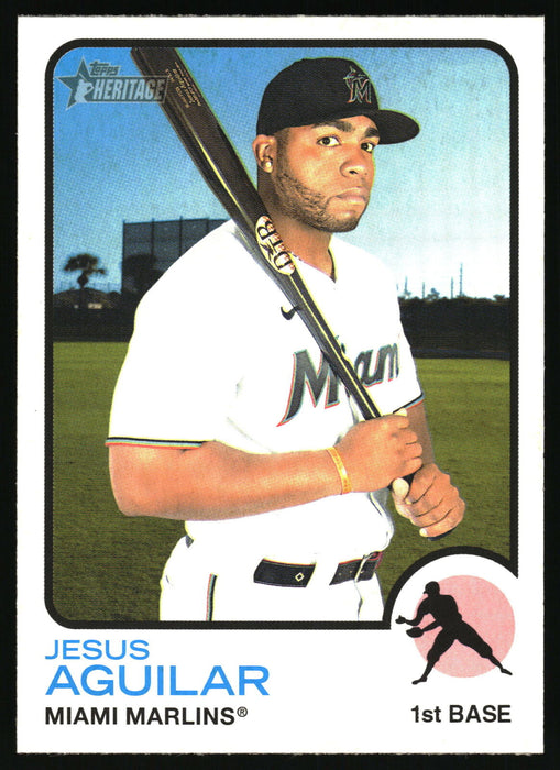 2022 Topps Heritage #298 Jesus Aguilar