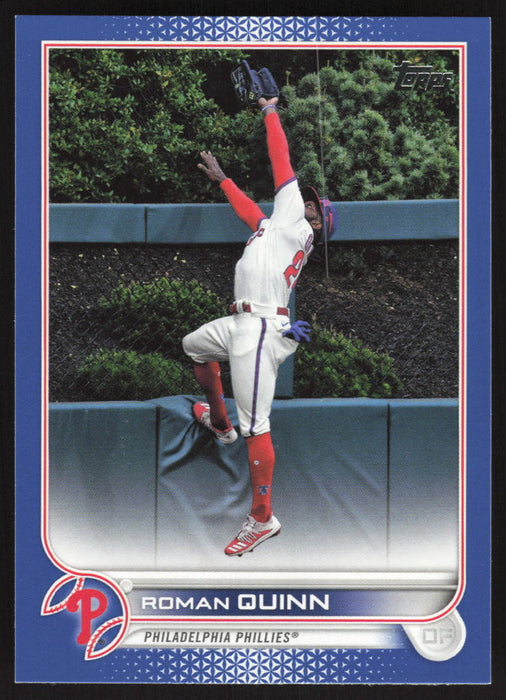 2022 Topps #577 Roman Quinn Royal Blue