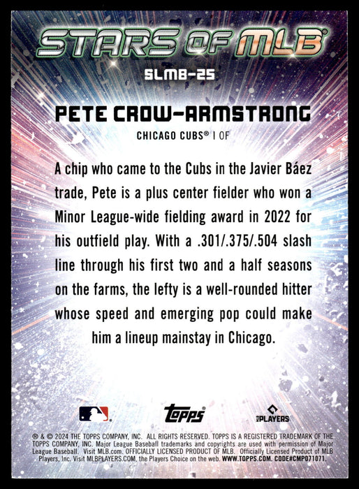 2024 Topps #SLMB-25 Pete Crow-Armstrong Stars of MLB