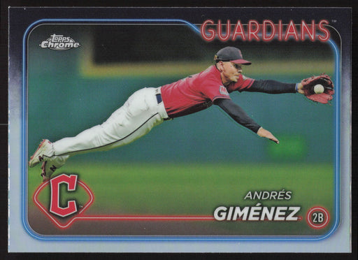 2024 Topps Chrome #259 Andrés Giménez Refractor