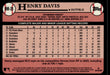 2024 Topps #89B-28 Henry Davis 1989 Topps Baseball 35th Anniversary Foil