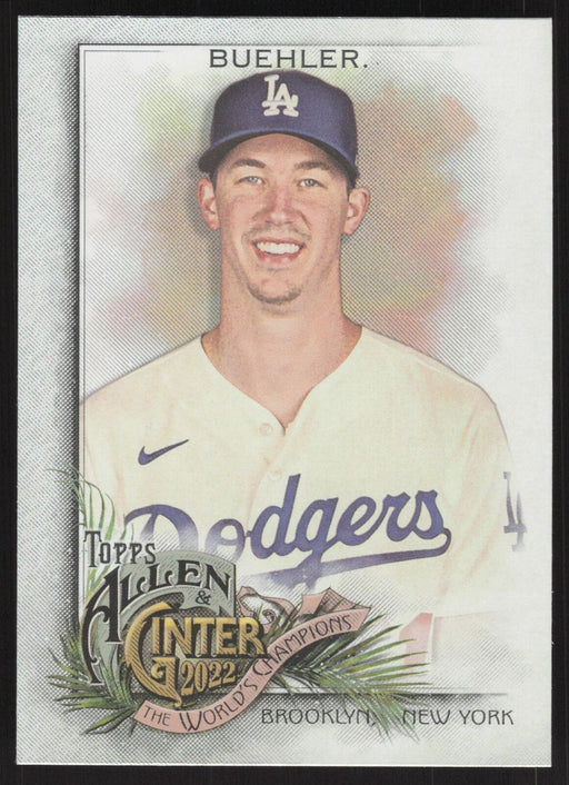 2022 Topps Allen & Ginter #27 Walker Buehler Silver Portrait